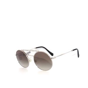 Miu Miu 52V 52 1BC-5O0 Silver Gray Mirror Silver Sunglasses